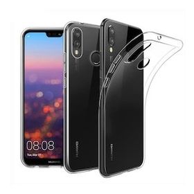 Huawei P20 Lite Ultra İnce Şeffaf Silikon Cep Telefonu Kılıfı