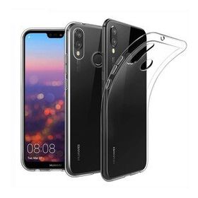 Huawei P20 Lite Ultra İnce Şeffaf Silikon Cep Telefonu Kılıfı