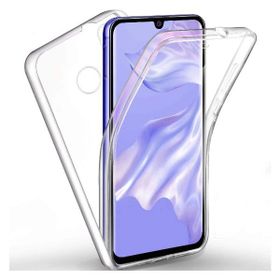 Huawei P30 Lite Ön Arka Koruma Şeffaf Uyumlu Silikon Kılıf