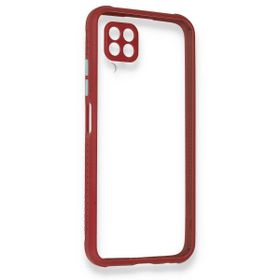 Huawei P40 Lite Miami Şeffaf Silikon Fuşya Kılıf