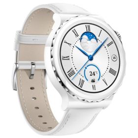 Huawei Watch GT3 Pro Seramik Deri Beyaz Akıllı Saat Teşhir- Outlet