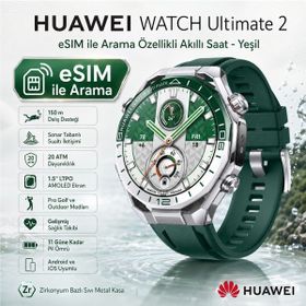 Huawei Watch Ultimate 2 LTE Yeşil Akıllı Saat