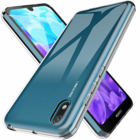 Huawei Y5 2019 Şeffaf Silikon Lüx Kılıf