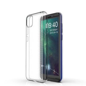 Huawei Y5P Lüx Şeffaf Silikon Şeffaf Kılıf