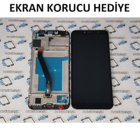 Huawei Y6 2018 Dokunmatik Siyah Çıtalı Lcd Ekran
