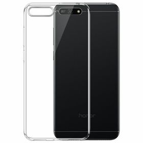 Huawei Y6 2018 Ultra Ince Silikon Kapak 0.2 mm Şeffaf Cep Telefonu Kılıfı