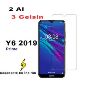 Huawei Y6 Prime 2019 Y6 2019 Temperli Ekran Koruyucu Uyumlu Kırılmaz Cam