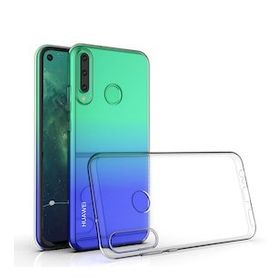 Huawei Y6P Lüx Şeffaf Silikon Şeffaf Kılıf