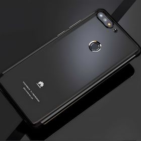 Huawei Y7 2018 Dört Köşeli Lazer Uyumlu Silikon Kılıf