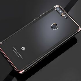 Huawei Y7 2018 Dört Köşeli Lazer Uyumlu Silikon Kılıf