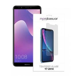 Huawei Y7 2018 Temperli Ekran Koruyucu Uyumlu Kırılmaz Cam