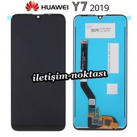 Huawei Y7 2019 Siyah Uyumlu Lcd Ekran