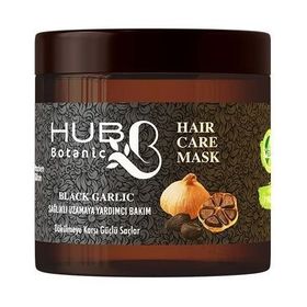 Hubb Botanic 500 ml Siyah Sarımsaklı Silikonsuz Saç Maskesi