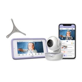 Hubble HBL13 / STD Nursery Pal Deluxe 5” Hd Wi-fi Dokunmatik Ekran Portatif Dijital Bebek Kamerası Beyaz