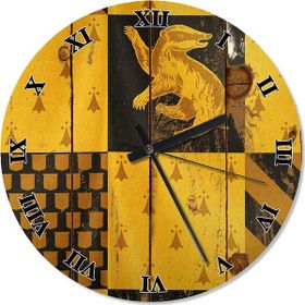Hufflepuff Harry Potter Analog Duvar Saati