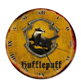 Hufflepuff Harry Potter Özel Tasarım Duvar Saati