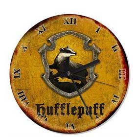 Hufflepuff Harry Potter Özel Tasarım Duvar Saati