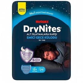 Huggies Drynites 13+Yaş 20 Adet Erkek Gece Külodu