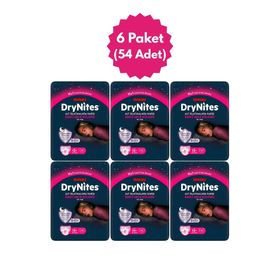 Huggies Drynites 6 Paket 54 Adet Kız Emici Gece Külodu