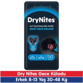 Huggies Drynites Emici 8-13 Yaş 9 Adet Erkek Gece Külodu