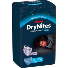 Huggies Drynites Erkek 13+ Yaş 48-60 kg 9'lu Emici Gece Külodu