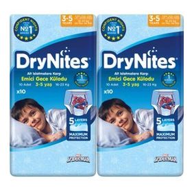 Huggies Drynites Erkek 3-5 Yaş 16-23 kg Emici Gece Külodu