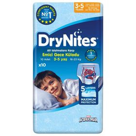 Huggies Drynites Erkek 3-5 Yaş 16-23 kg Emici Gece Külodu