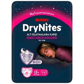 Huggies Drynites Kız 13+ Yaş 9 Adet Gece Külodu