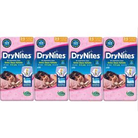 Huggies Drynites Kız 3-5 Yaş 16-23 kg 40 Adet Gece Külot Bezi