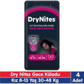 Huggies Drynites Kız 8-13 Yaş 30-48 Kilo 36 Adet Emici Gece Külodu