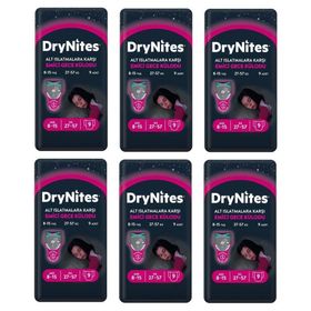 Huggies Drynites Kız 8-15 Yaş 27-57 kg 54 Adet Gece Külot Bezi