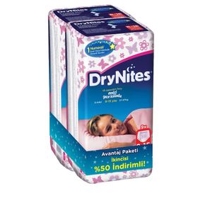 Huggies Drynites Kız 8-15 Yaş 27-57 kg Emici Gece Külodu