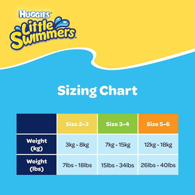 Huggies Little Swimmers 3-4 Beden Mayo Bebek Bezi