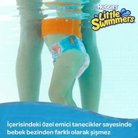 Huggies Little Swimmers 3-4 Numara 7-15 kg 12 Adet Mayo Bebek Bezi