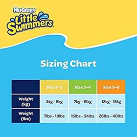 Huggies Little Swimmers 3-4 Numara 7-15 kg 12 Adet Mayo Bebek Bezi