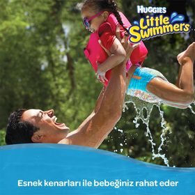 Huggies Little Swimmers 5-6 Numara 12-18 kg 132 Adet Mayo Bebek Bezi