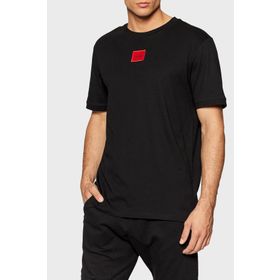 Hugo 50447978 001 Siyah Erkek T Shirt