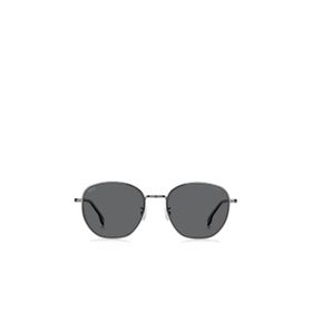 Hugo Boss 206838KJ156M9 Gri Erkek Güneş Gözlüğü