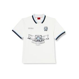 Hugo Davison Beyaz 100 Erkek T-shirt