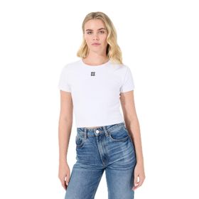 Hugo Delanor Beyaz 100 Kadın T-shirt