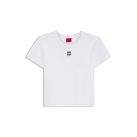 Hugo Delanor Beyaz 100 Kadın T-shirt