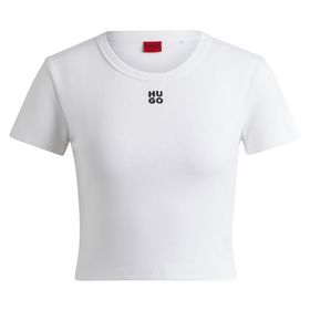 Hugo Delanor Beyaz 100 Kadın T-shirt