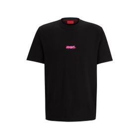 Hugo Dindion Siyah 1 Erkek T-shirt