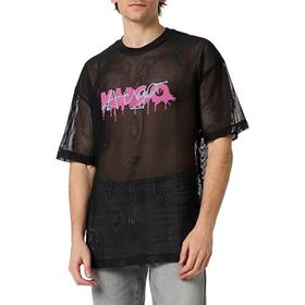 Hugo Dstaros Siyah 1 Erkek T-shirt