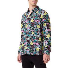 Hugo Ermo Siyah 1 Erkek T-shirt