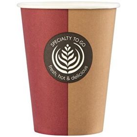 Huhtamaki Desenli 12 Oz 50'li Karton Bardak
