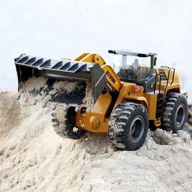 Huina 1583 1:14 RC Model Profesyonel Uzaktan Kumandalı Wheel Loader Damper İş Makinası