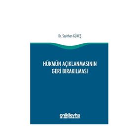Hükmün Açıklanmasının Geri Bırakılması - Akif Yıldırım