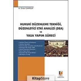 HUKUK DÜZENLEME TEKNİĞİ, DÜZENLEYİCİ ETKI ANALIZI (DEA) VE YASA YAPIM SÜRECİ - ÖNDER CANPOLAT