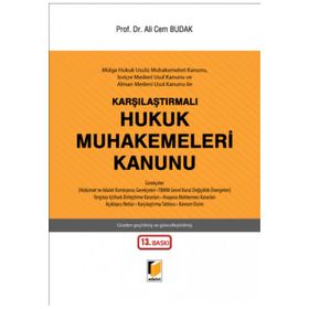 HUKUK MUHAKEMELERI KANUNU - ALI CEM BUDAK